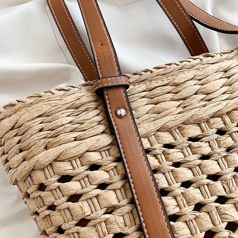 Bolsa de Ombro em Palha