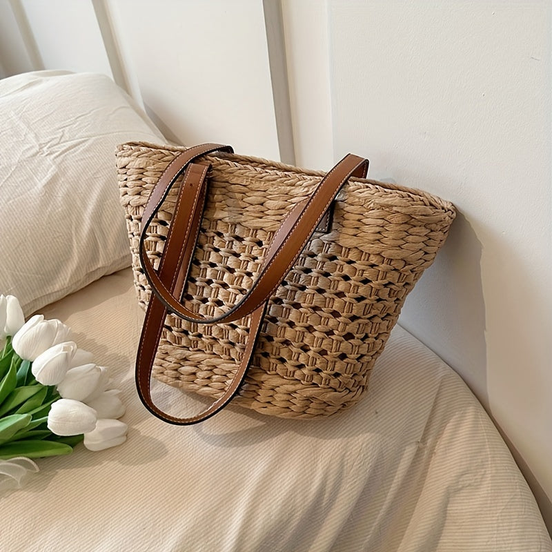 Bolsa de Ombro em Palha