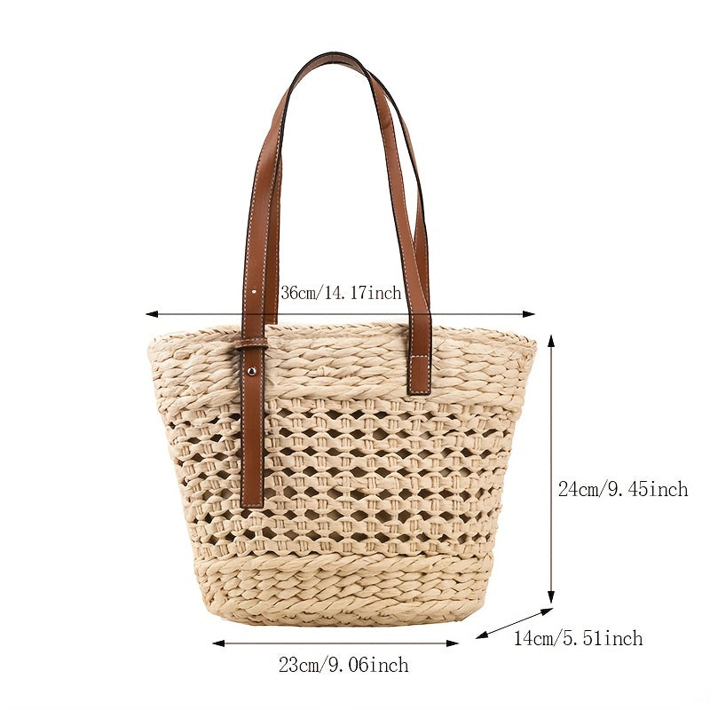 Bolsa de Ombro em Palha