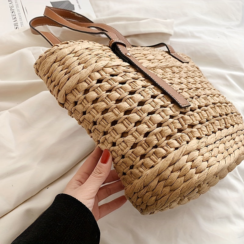 Bolsa de Ombro em Palha